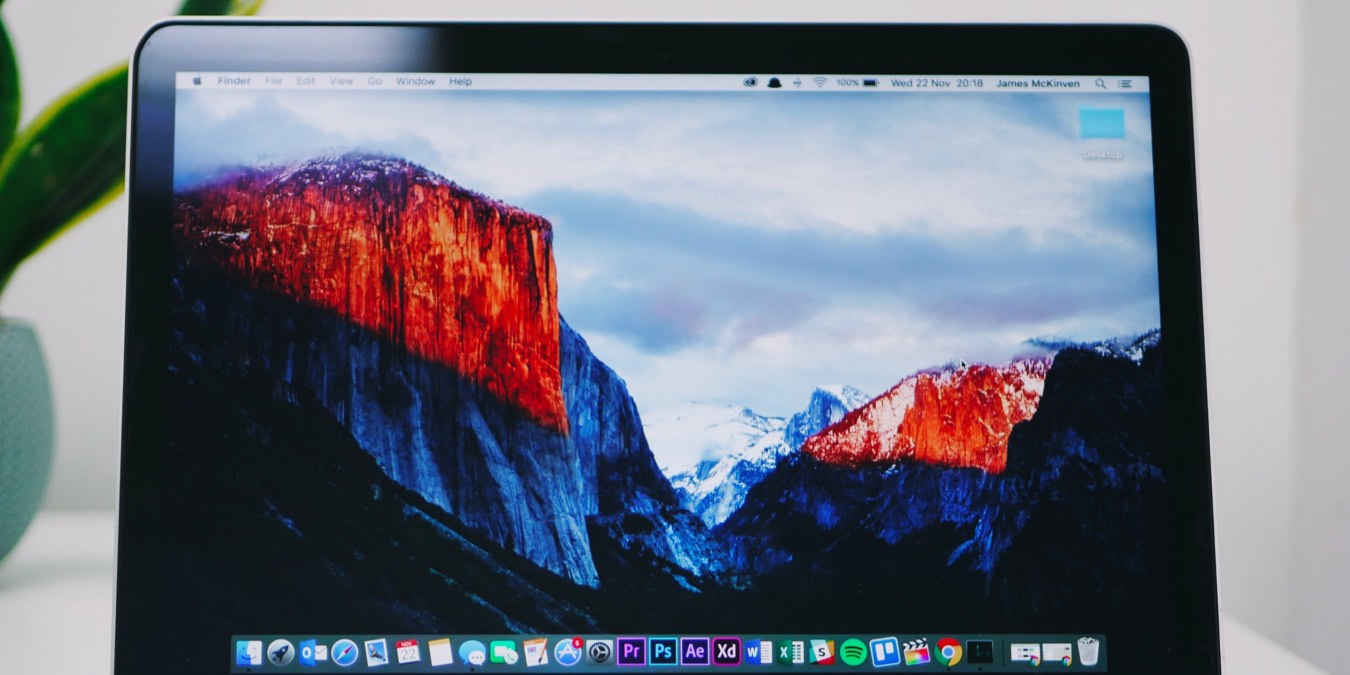 Photo of Mac home screen
