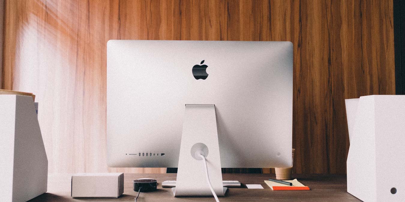 Photo of a Mac on a desktop